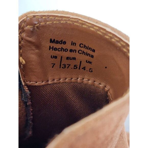Call It Spring Heeled Ankle Booties Brown Size 7 - Picture 9 of 12